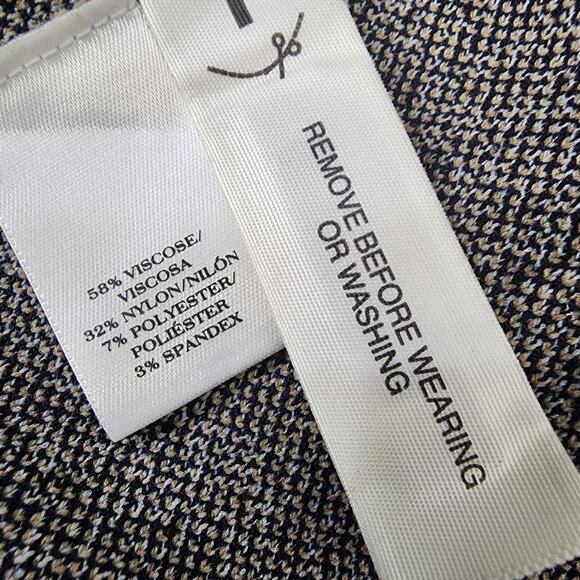 Ann Taylor Cardigan Womens Size Large Longline Colorblock Lagenlook Open Front - Picture 6 of 7